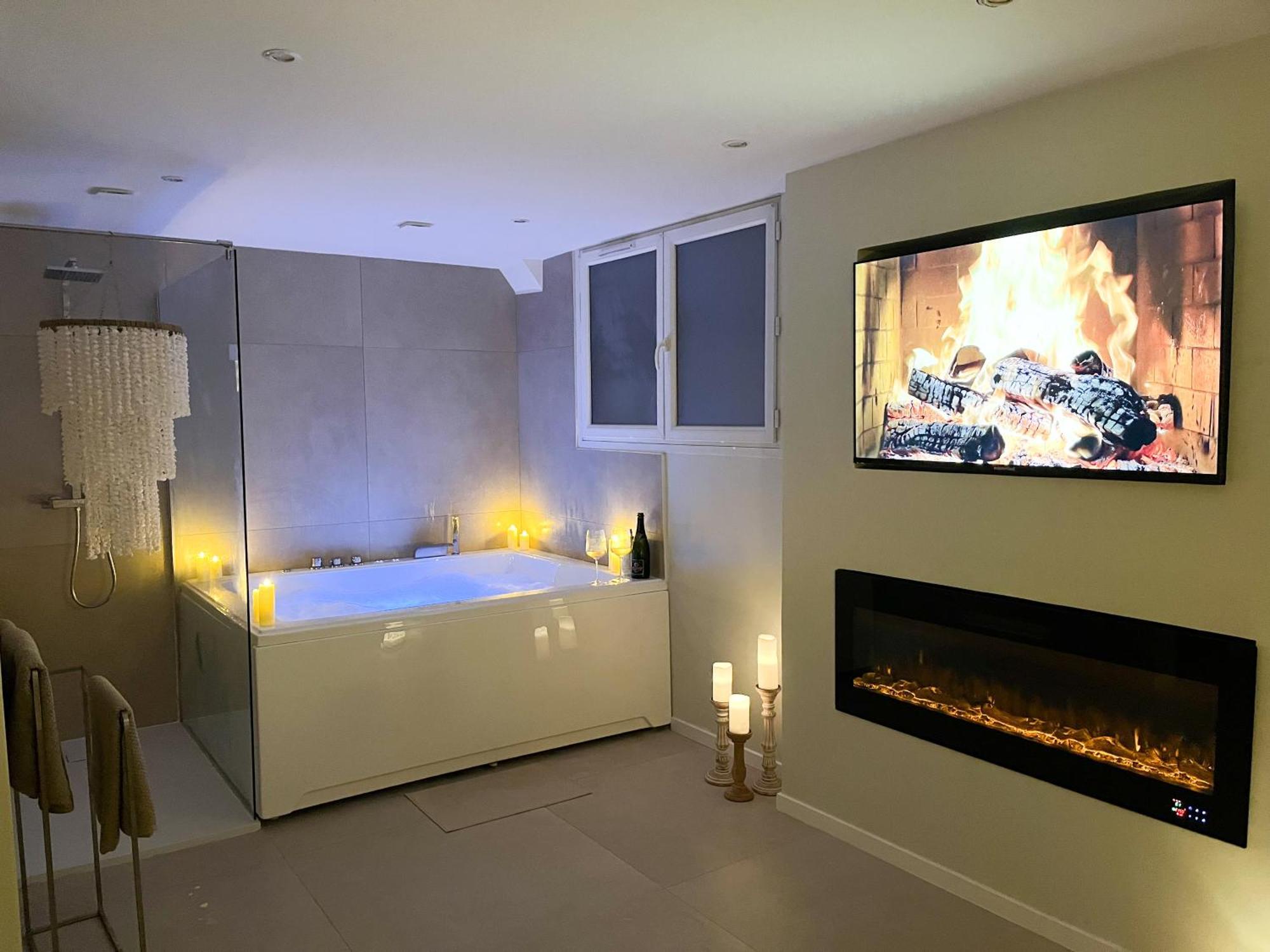 Romantique Avec Jacuzzi Appartement *