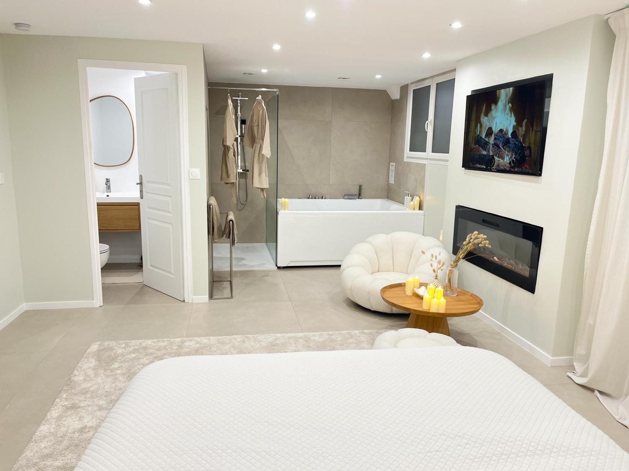 Appartement Romantique Avec Jacuzzi